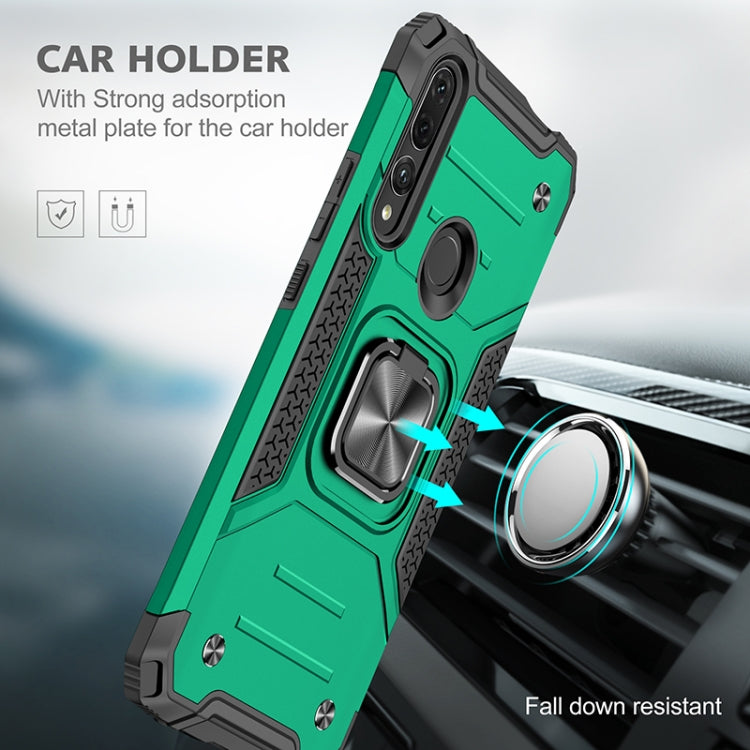 For Huawei Y9 Prime(2019) / P Smart Z Magnetic Armor Shockproof TPU + PC Case with Metal Ring Holder