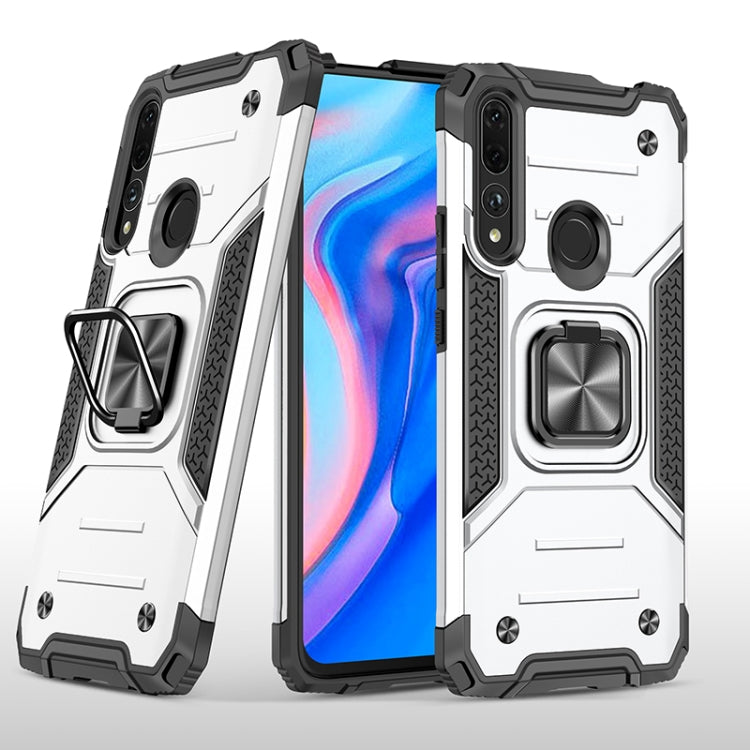 For Huawei Y9 Prime(2019) / P Smart Z Magnetic Armor Shockproof TPU + PC Case with Metal Ring Holder
