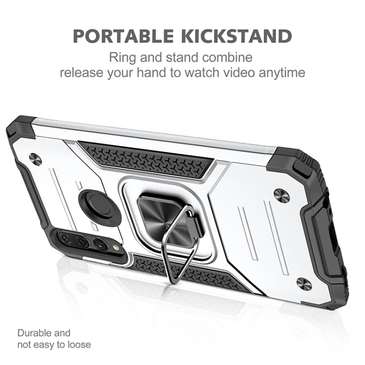 For Huawei Y9 Prime(2019) / P Smart Z Magnetic Armor Shockproof TPU + PC Case with Metal Ring Holder
