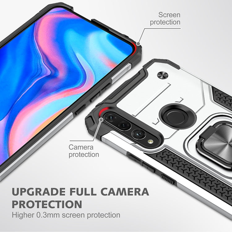 For Huawei Y9 Prime(2019) / P Smart Z Magnetic Armor Shockproof TPU + PC Case with Metal Ring Holder