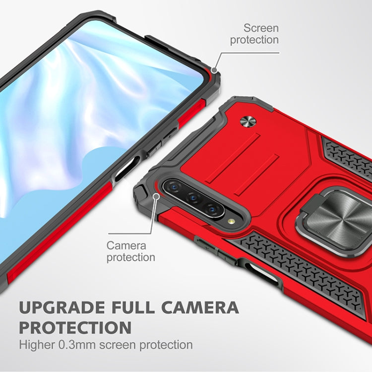 For Huawei Y9s Magnetic Armor Shockproof TPU + PC Case with Metal Ring Holder