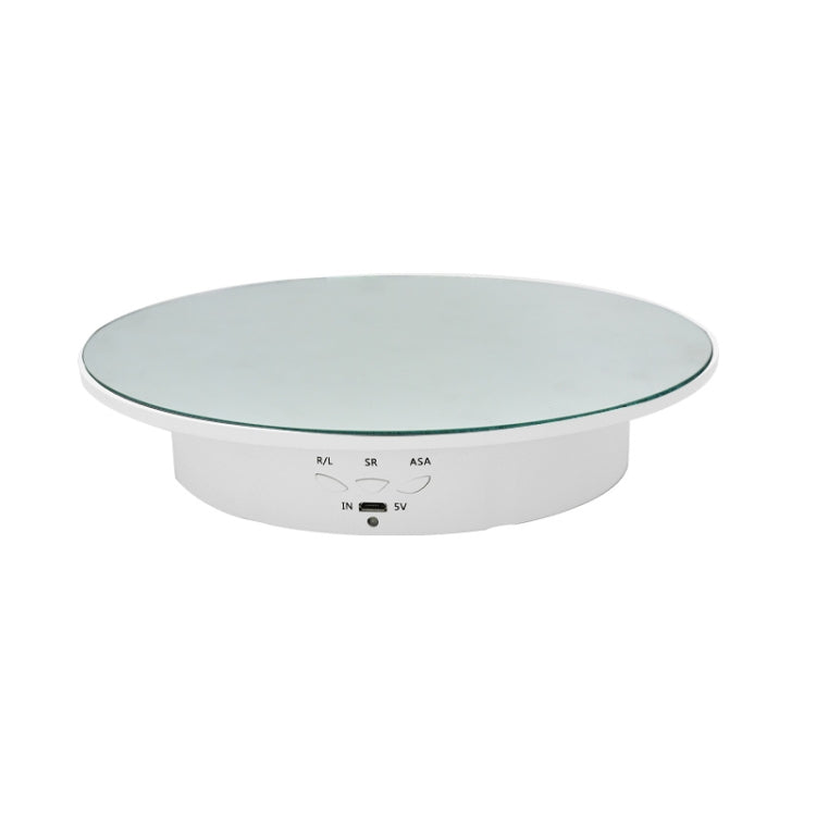 20cm USB Electric Rotating Turntable Display Stand Video Shooting Props Turntable for Photography, Load: 8kg