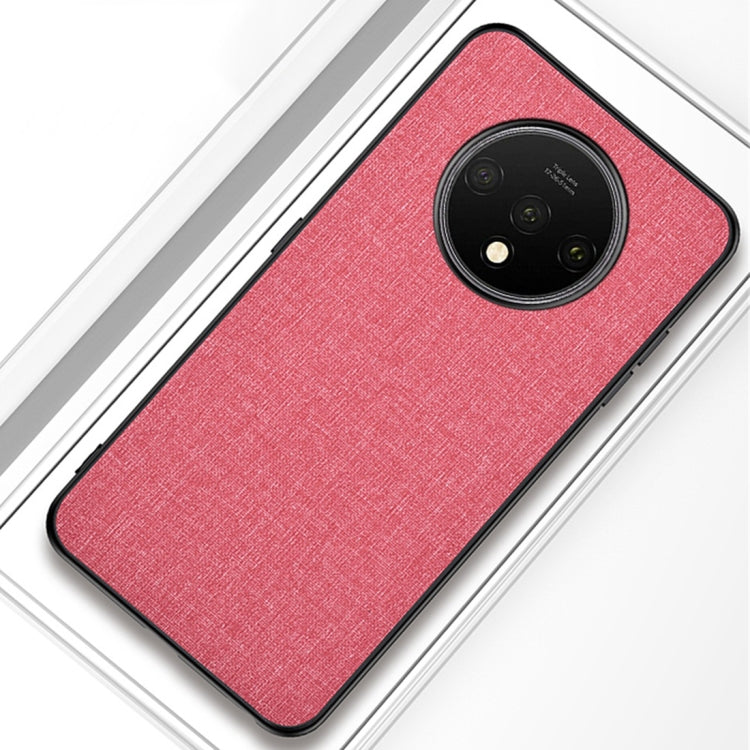 For OnePlus 7T Shockproof Cloth Texture PC+ TPU Protective Case