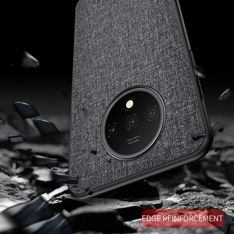 For OnePlus 7T Shockproof Cloth Texture PC+ TPU Protective Case