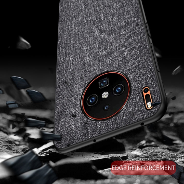 For Huawei Mate 30 Pro Shockproof Cloth Texture PC+ TPU Protective Case
