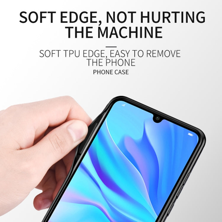 For OPPO Realme 5 Pro Shockproof Cloth Texture PC+ TPU Protective Case