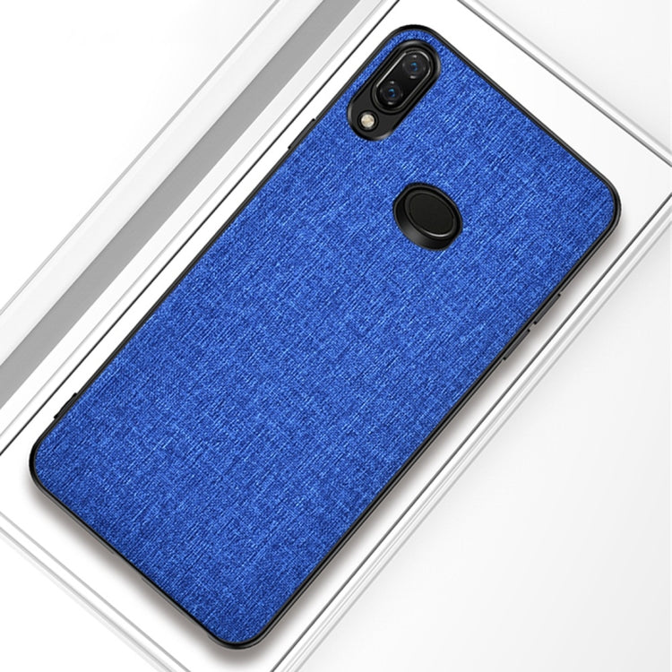 For Galaxy A10s Shockproof Cloth Texture PC+ TPU Protective Case