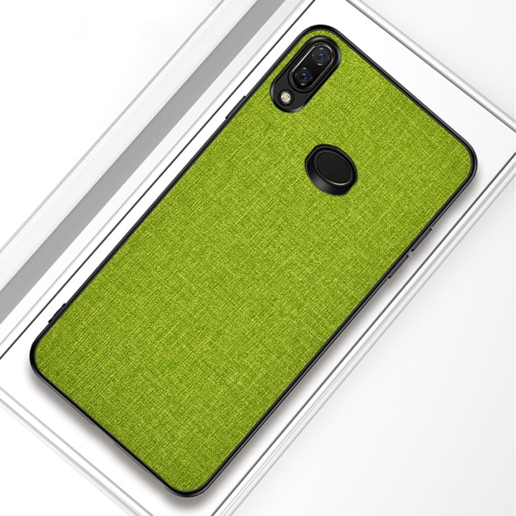 For Galaxy A10s Shockproof Cloth Texture PC+ TPU Protective Case