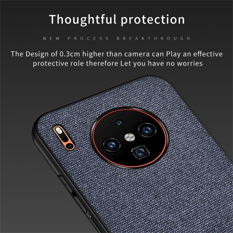 For Huawei Mate 30 Shockproof Cloth Texture PC+ TPU Protective Case