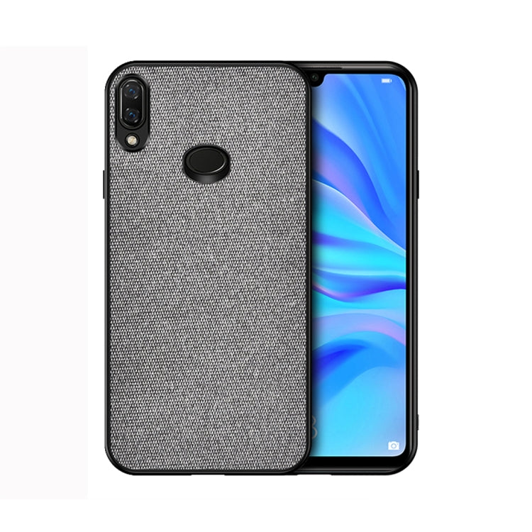 For Galaxy A10s Shockproof Cloth Texture PC+ TPU Protective Case