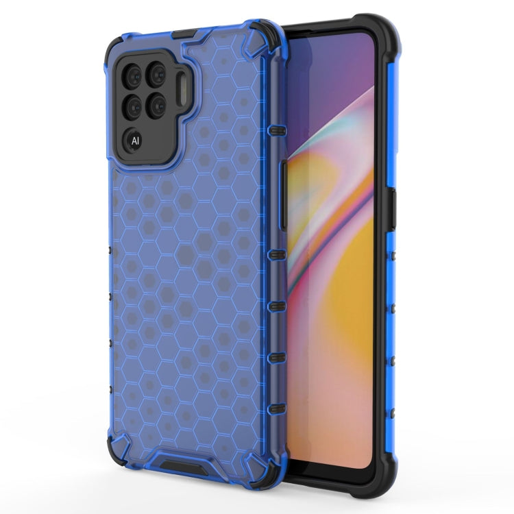 For OPPO A94 Shockproof Honeycomb PC + TPU Case