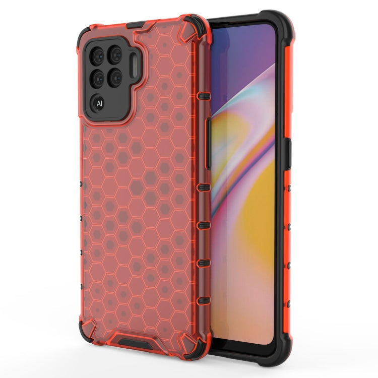 For OPPO A94 Shockproof Honeycomb PC + TPU Case