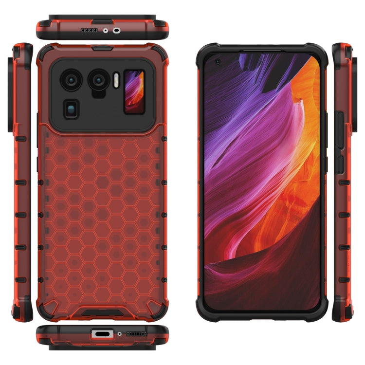 For Xiaomi Mi 11 Ultra Shockproof Honeycomb PC + TPU Case
