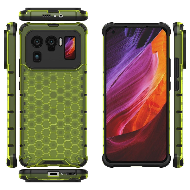 For Xiaomi Mi 11 Ultra Shockproof Honeycomb PC + TPU Case