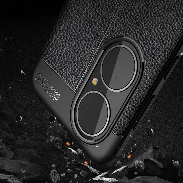For Huawei P50 Litchi Texture TPU Shockproof Case