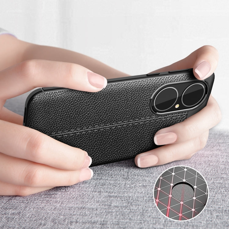 For Huawei P50 Litchi Texture TPU Shockproof Case