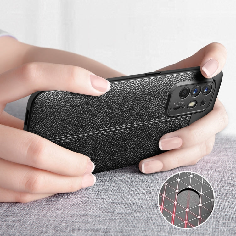 For OPPO F19 Pro+ 5G Litchi Texture TPU Shockproof Case