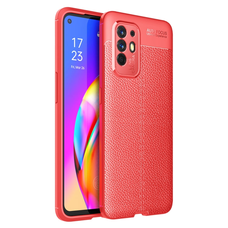 For OPPO F19 Pro+ 5G Litchi Texture TPU Shockproof Case