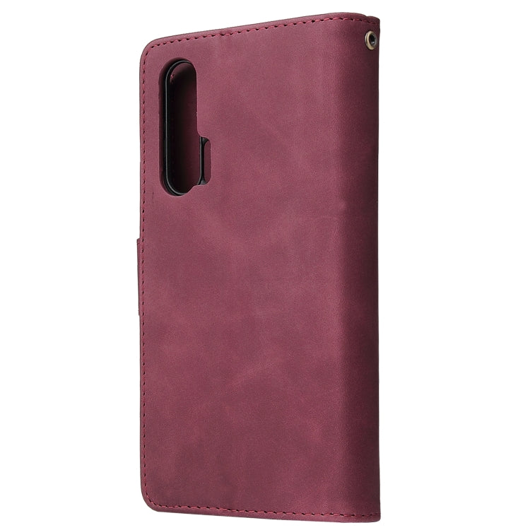 For Huawei P20 Pro Multifunctional Retro Frosted Horizontal Flip Leather Case with Card Slot & Holder & Zipper Wallet & Photo Frame & Lanyard