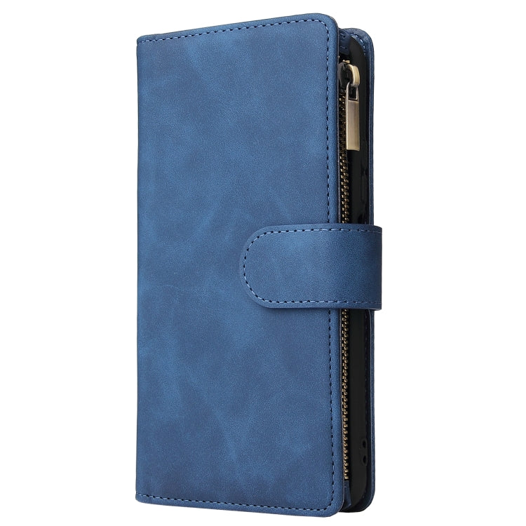 For Huawei Honor 20 Pro Multifunctional Retro Frosted Horizontal Flip Leather Case with Card Slot & Holder & Zipper Wallet & Photo Frame & Lanyard