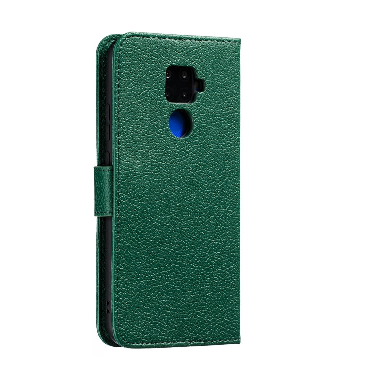 For Huawei Mate 30 Lite / nova 5i Pro Feather Pattern Litchi Texture Horizontal Flip Leather Case with Holder & Wallet & Card Slots