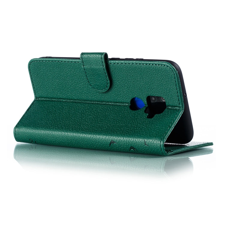 For Huawei Mate 30 Lite / nova 5i Pro Feather Pattern Litchi Texture Horizontal Flip Leather Case with Holder & Wallet & Card Slots