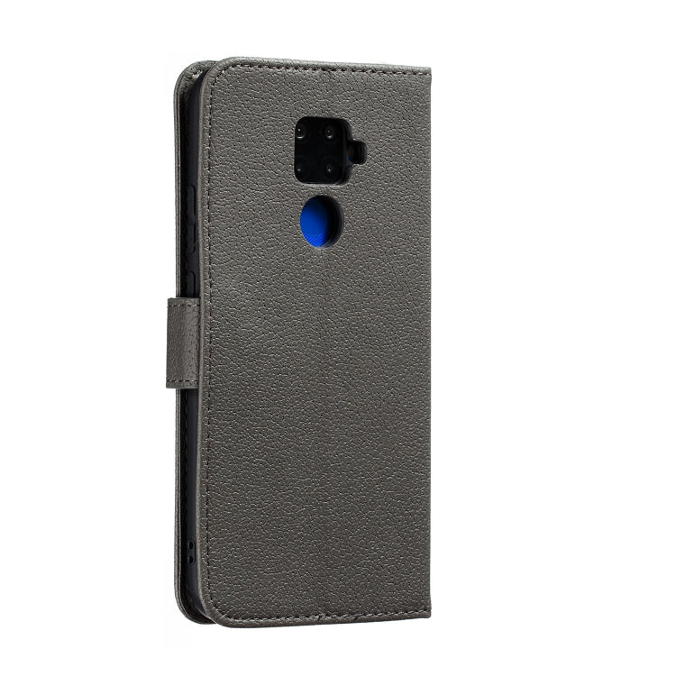 For Huawei Mate 30 Lite / nova 5i Pro Feather Pattern Litchi Texture Horizontal Flip Leather Case with Holder & Wallet & Card Slots