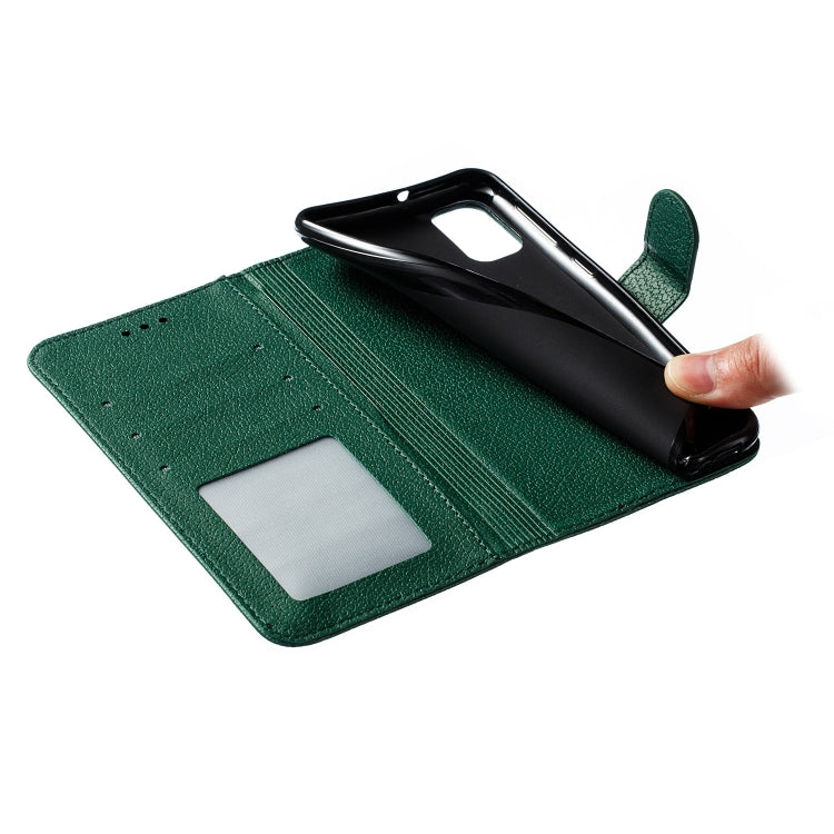 For Galaxy M30s Feather Pattern Litchi Texture Horizontal Flip Leather Case with Holder & Wallet & Card Slots