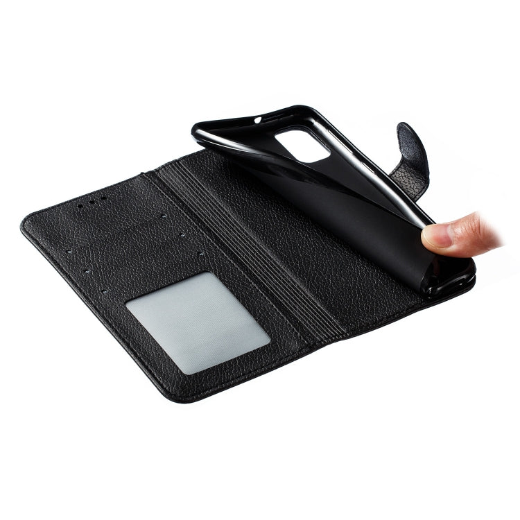 For Galaxy M30s Feather Pattern Litchi Texture Horizontal Flip Leather Case with Holder & Wallet & Card Slots