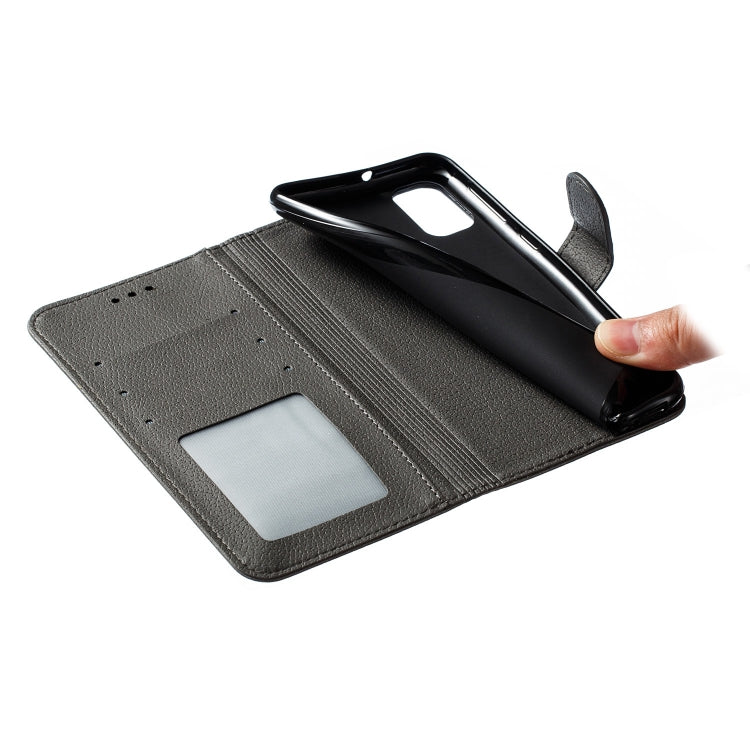 For Galaxy M30s Feather Pattern Litchi Texture Horizontal Flip Leather Case with Holder & Wallet & Card Slots