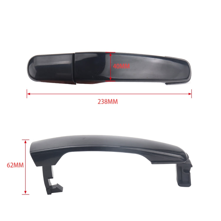 2 PCS A5877 Car Rear Outside Door Handle 22729814 for Chevrolet