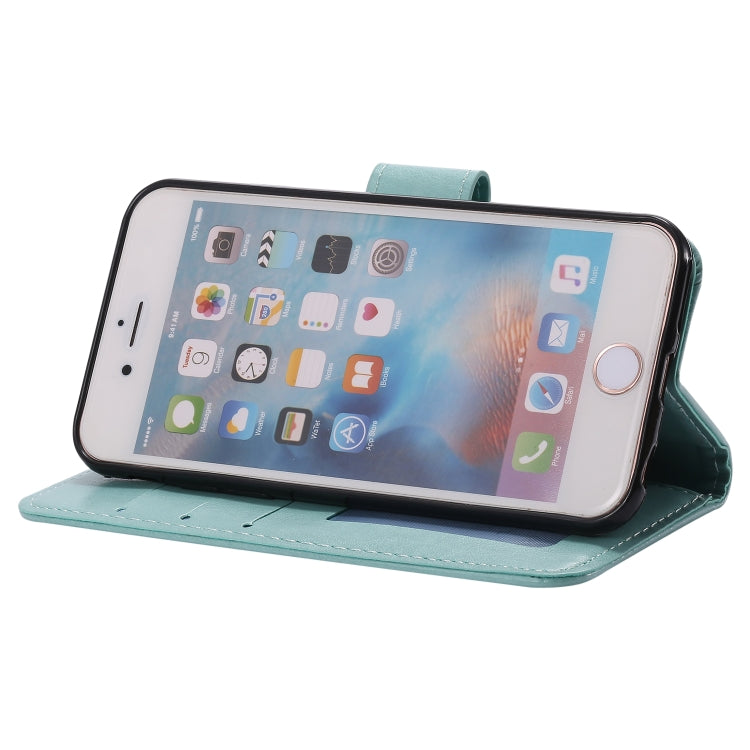 Totem Flower Embossed Horizontal Flip TPU + PU Leather Case with Holder & Card Slots & Wallet For iPhone 6
