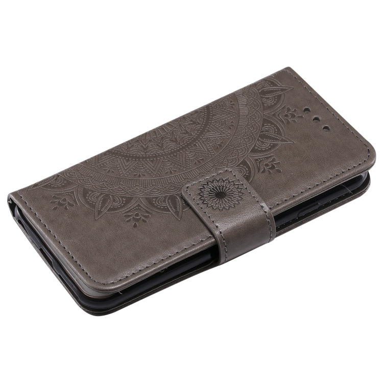 Totem Flower Embossed Horizontal Flip TPU + PU Leather Case with Holder & Card Slots & Wallet For iPhone 6