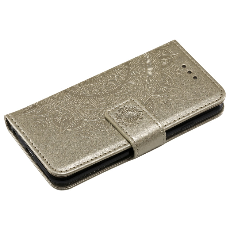 Totem Flower Embossed Horizontal Flip TPU + PU Leather Case with Holder & Card Slots & Wallet For iPhone 6