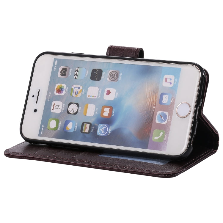 Totem Flower Embossed Horizontal Flip TPU + PU Leather Case with Holder & Card Slots & Wallet For iPhone 6