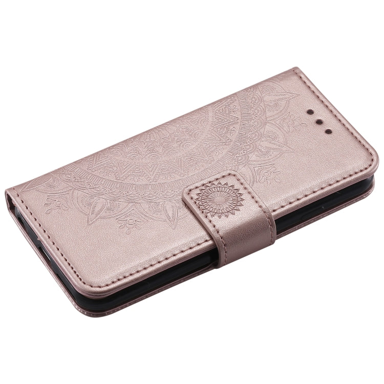 Totem Flower Embossed Horizontal Flip TPU + PU Leather Case with Holder & Card Slots & Wallet For iPhone 6