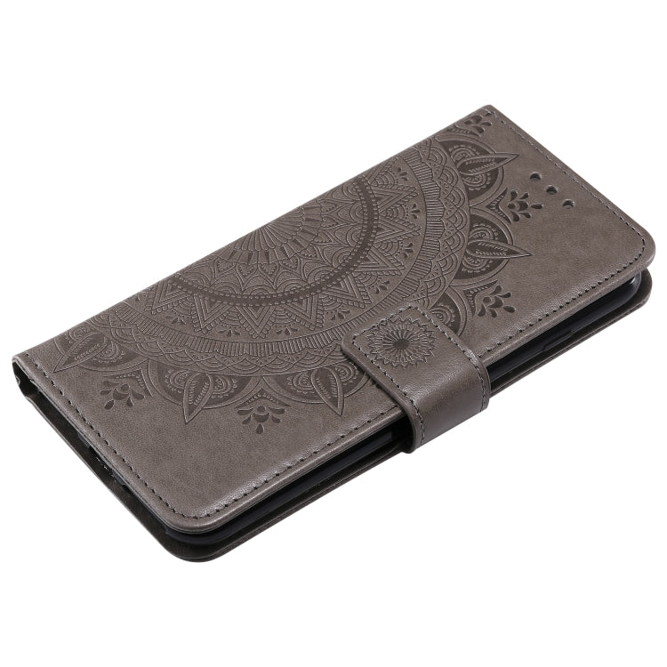 Totem Flower Embossed Horizontal Flip TPU + PU Leather Case with Holder & Card Slots & Wallet For iPhone 8 Plus / 7 Plus