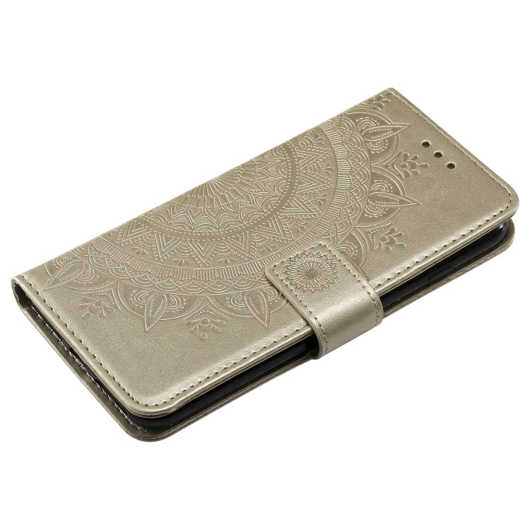 Totem Flower Embossed Horizontal Flip TPU + PU Leather Case with Holder & Card Slots & Wallet For iPhone 8 Plus / 7 Plus