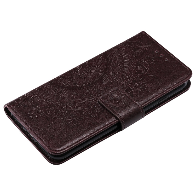 Totem Flower Embossed Horizontal Flip TPU + PU Leather Case with Holder & Card Slots & Wallet For iPhone 8 Plus / 7 Plus