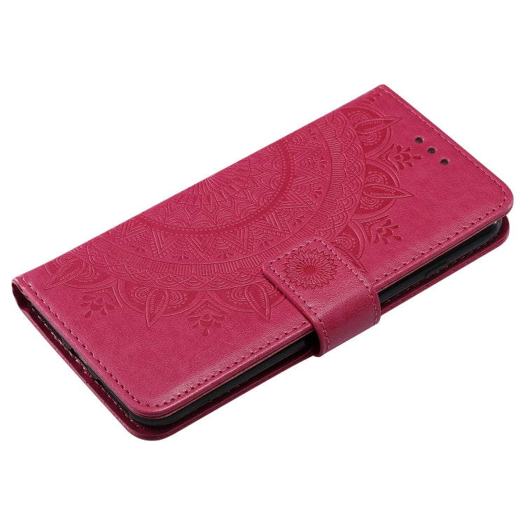 Totem Flower Embossed Horizontal Flip TPU + PU Leather Case with Holder & Card Slots & Wallet For iPhone 8 Plus / 7 Plus