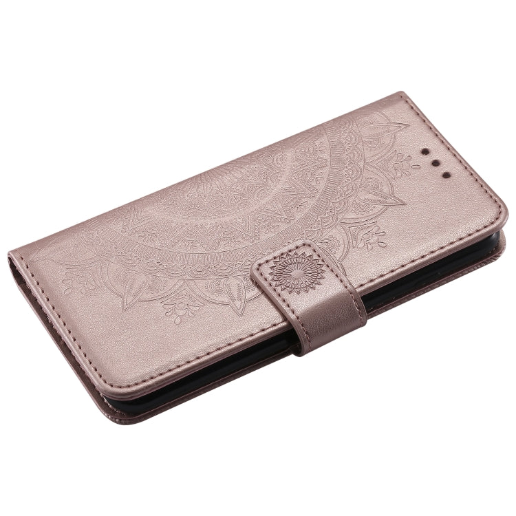 Totem Flower Embossed Horizontal Flip TPU + PU Leather Case with Holder & Card Slots & Wallet For iPhone 8 Plus / 7 Plus