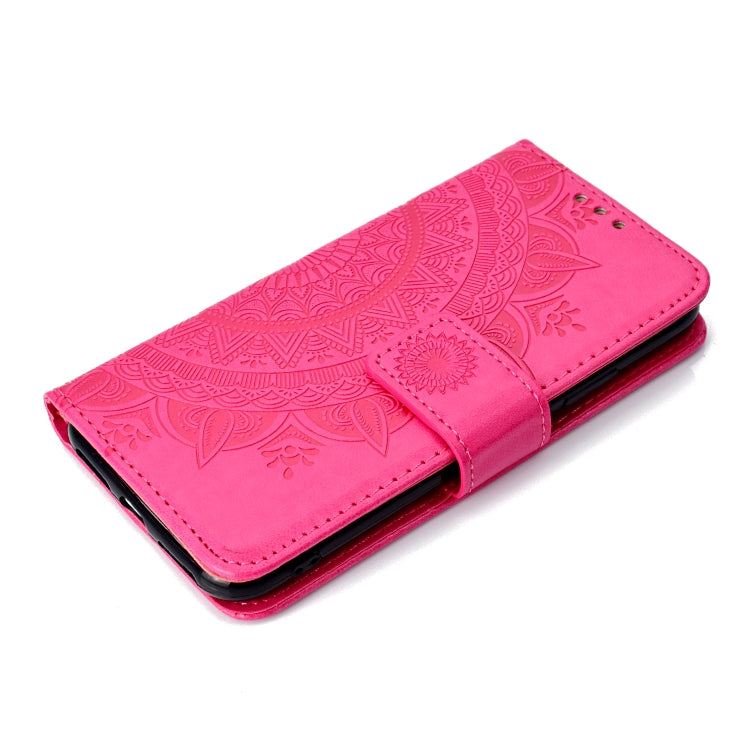 For iPhone X / XS Totem Flower Embossed Horizontal Flip TPU + PU Leather Case with Holder & Card Slots & Wallet