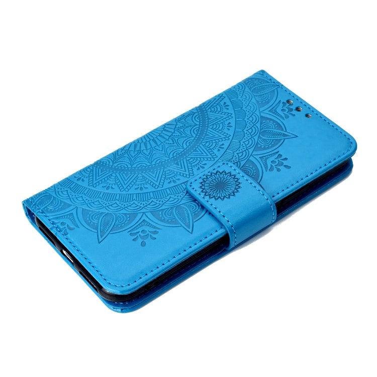 For iPhone X / XS Totem Flower Embossed Horizontal Flip TPU + PU Leather Case with Holder & Card Slots & Wallet