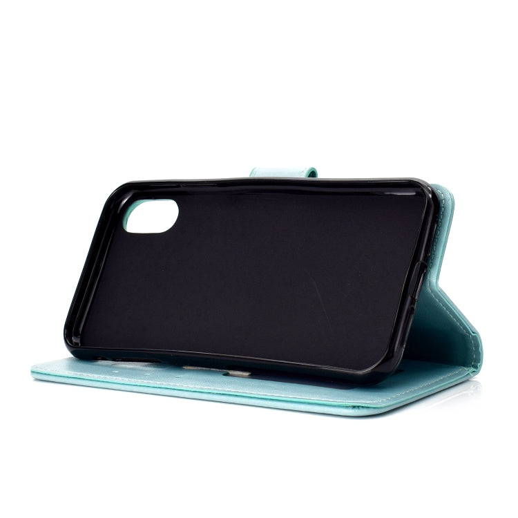 For iPhone XR Totem Flower Embossed Horizontal Flip TPU + PU Leather Case with Holder & Card Slots & Wallet