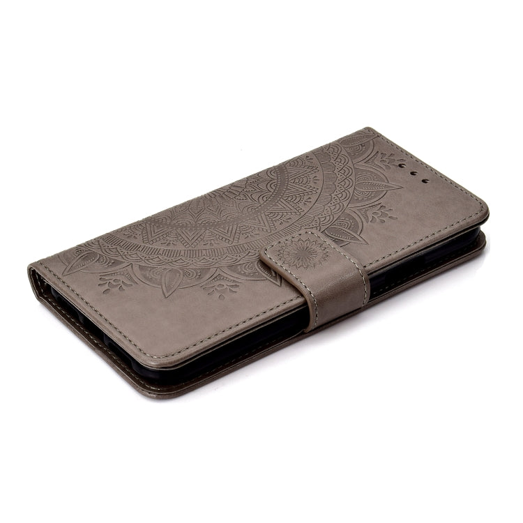 For iPhone XR Totem Flower Embossed Horizontal Flip TPU + PU Leather Case with Holder & Card Slots & Wallet