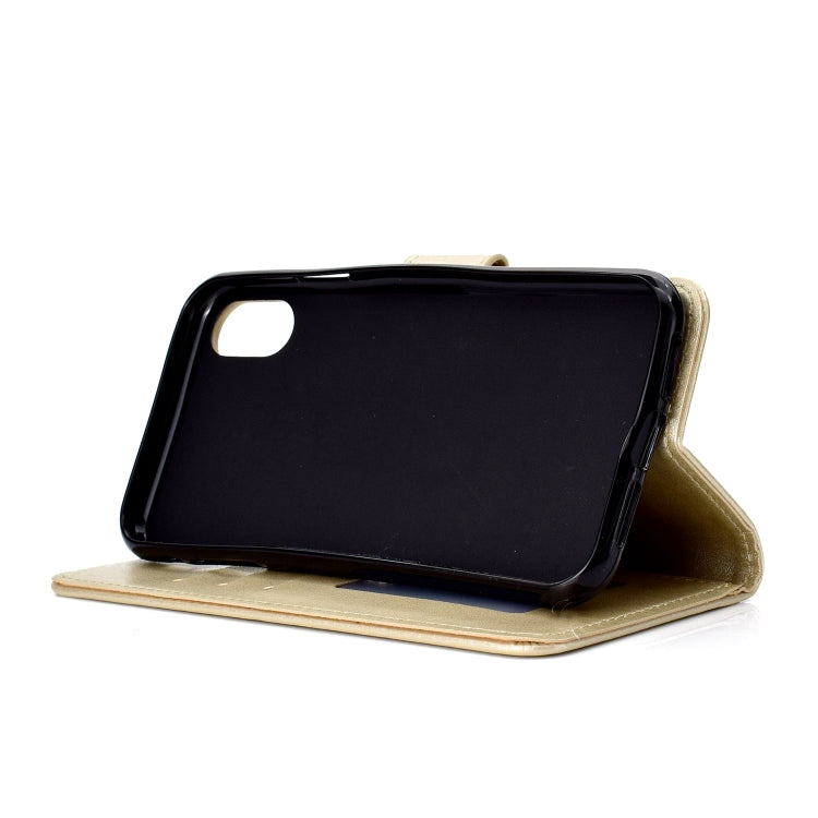 For iPhone XR Totem Flower Embossed Horizontal Flip TPU + PU Leather Case with Holder & Card Slots & Wallet