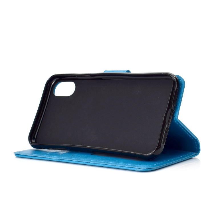 For iPhone XR Totem Flower Embossed Horizontal Flip TPU + PU Leather Case with Holder & Card Slots & Wallet