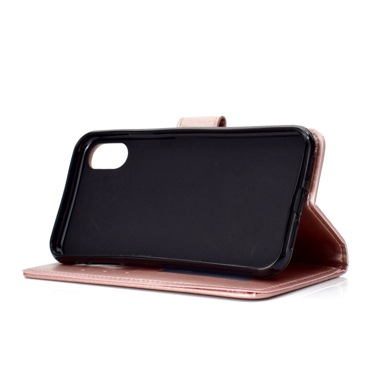 For iPhone XR Totem Flower Embossed Horizontal Flip TPU + PU Leather Case with Holder & Card Slots & Wallet