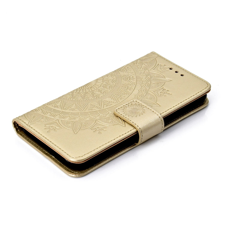 For iPhone XS Max Totem Flower Embossed Horizontal Flip TPU + PU Leather Case with Holder & Card Slots & Wallet
