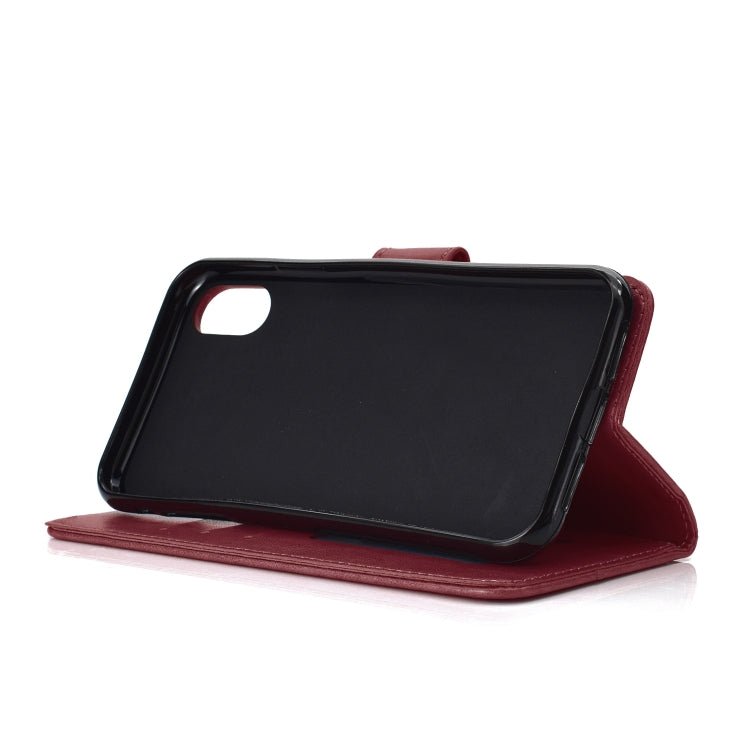 For iPhone XS Max Totem Flower Embossed Horizontal Flip TPU + PU Leather Case with Holder & Card Slots & Wallet